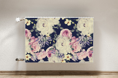 Radiator cover Baroque flowers