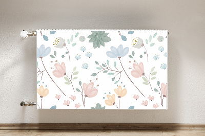 Printed radiator mat Spring flowers