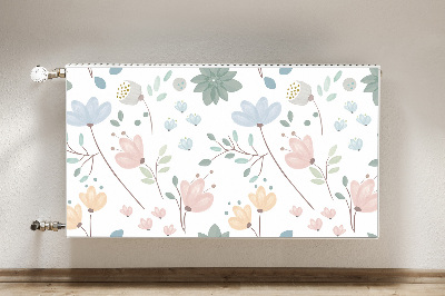 Printed radiator mat Spring flowers