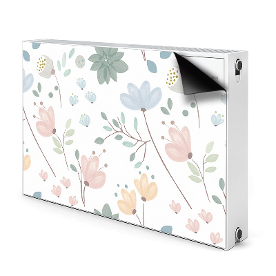 Printed radiator mat Spring flowers