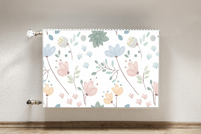 Printed radiator mat Spring flowers