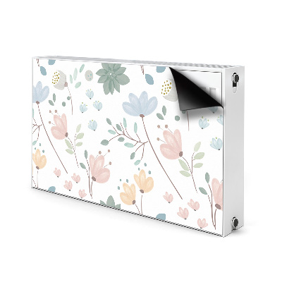 Printed radiator mat Spring flowers