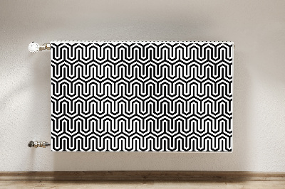 Magnetic radiator mat Geometric pattern