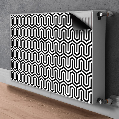 Magnetic radiator mat Geometric pattern