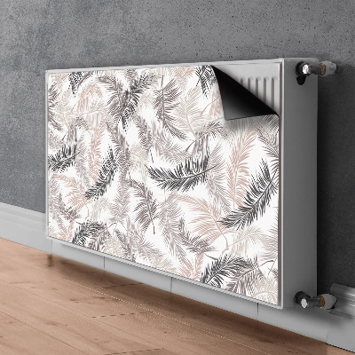 Magnetic radiator cover Palm leaves