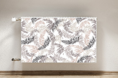 Magnetic radiator cover Palm leaves