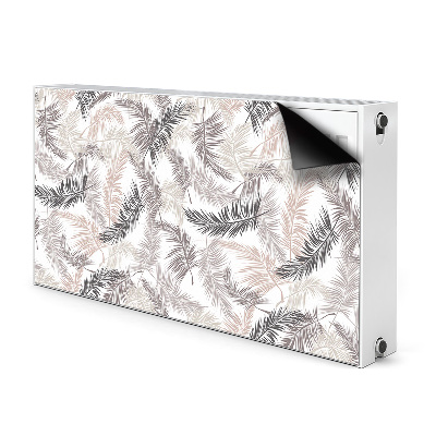 Magnetic radiator cover Palm leaves