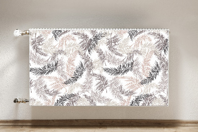 Magnetic radiator cover Palm leaves