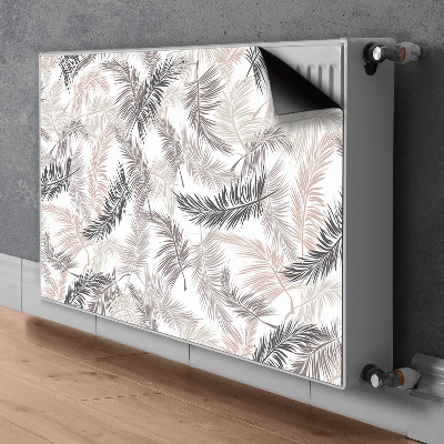 Magnetic radiator cover Palm leaves