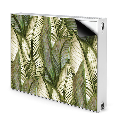 Magnetic radiator cover Monstera