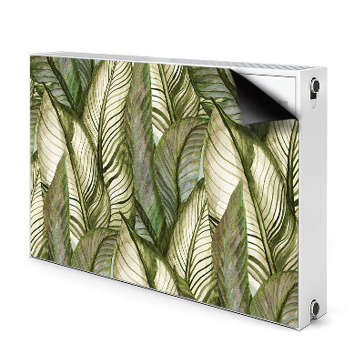 Magnetic radiator cover Monstera