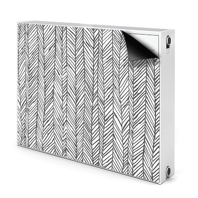 Decorative radiator cover Herringbone