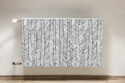 Decorative radiator cover Herringbone