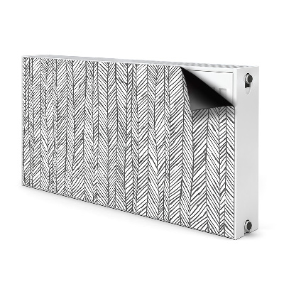 Decorative radiator cover Herringbone