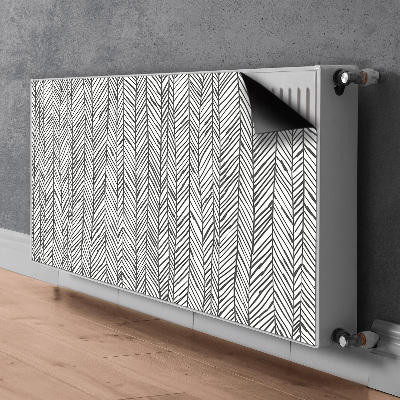 Decorative radiator cover Herringbone