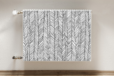 Decorative radiator cover Herringbone