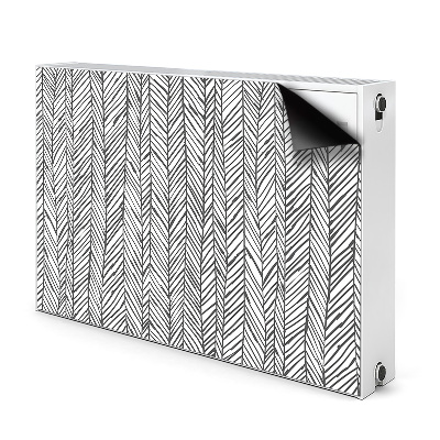 Decorative radiator cover Herringbone