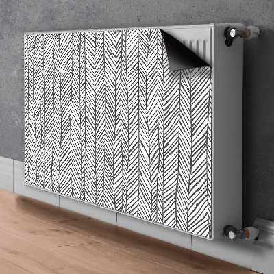 Decorative radiator cover Herringbone