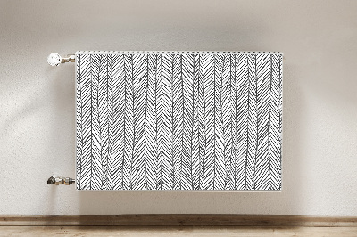 Decorative radiator cover Herringbone