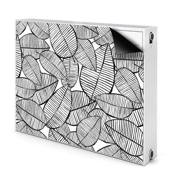 Magnetic radiator mat Tropical pattern