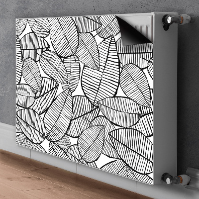 Magnetic radiator mat Tropical pattern