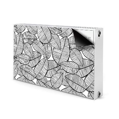 Magnetic radiator mat Tropical pattern