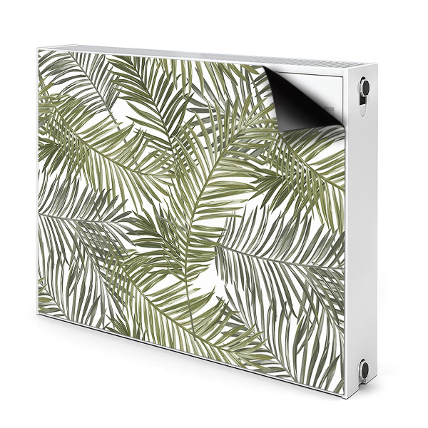 Magnetic radiator mat Exotic leaves