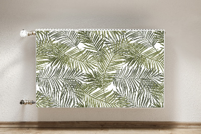 Magnetic radiator mat Exotic leaves