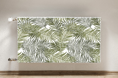 Magnetic radiator mat Exotic leaves