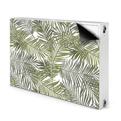 Magnetic radiator mat Exotic leaves