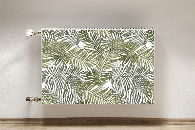 Magnetic radiator mat Exotic leaves