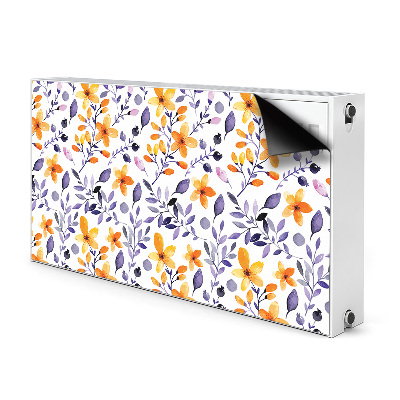 Radiator cover Abstract flowers