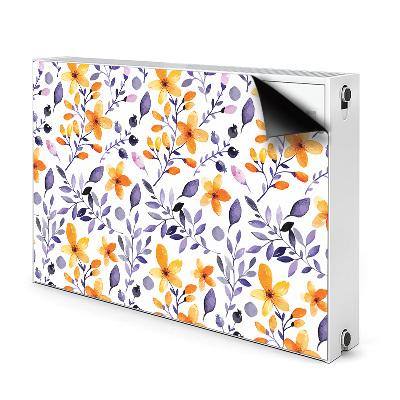 Radiator cover Abstract flowers