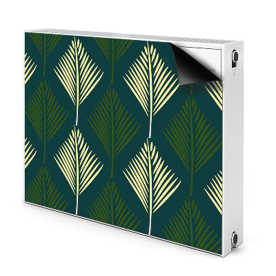 Magnetic radiator cover Palm leaf