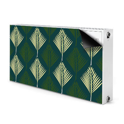 Magnetic radiator cover Palm leaf