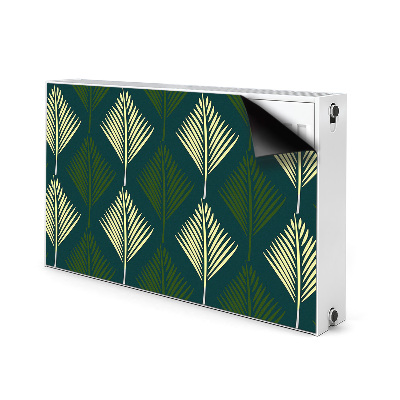 Magnetic radiator cover Palm leaf