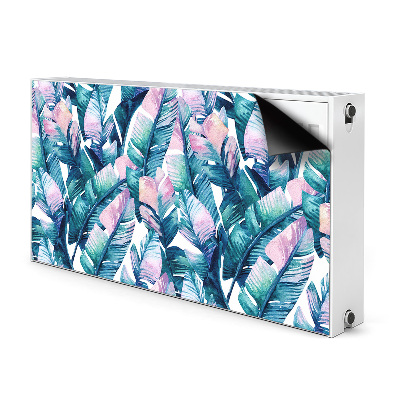 Decorative radiator cover Rainbow leaves