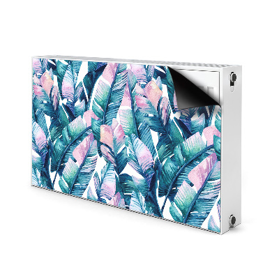 Decorative radiator cover Rainbow leaves