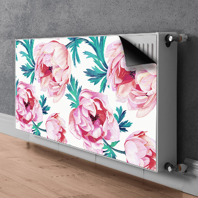Printed radiator mat Poppy seed flower