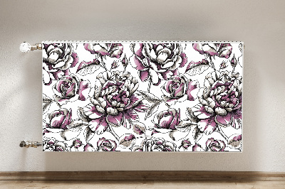 Magnetic radiator mat Roses