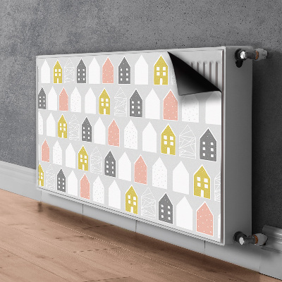 Magnetic radiator mat Scandinavian pattern