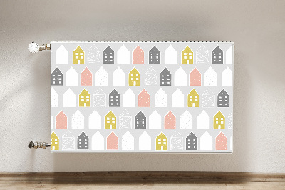 Magnetic radiator mat Scandinavian pattern