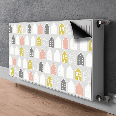 Magnetic radiator mat Scandinavian pattern