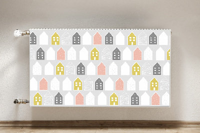 Magnetic radiator mat Scandinavian pattern