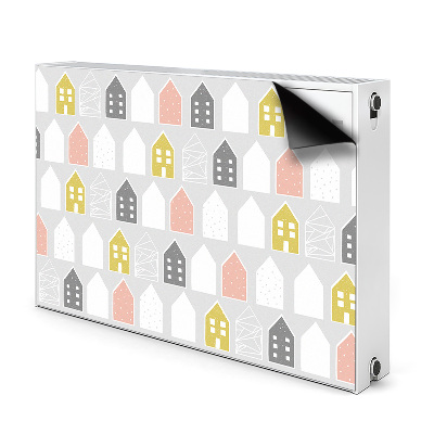 Magnetic radiator mat Scandinavian pattern