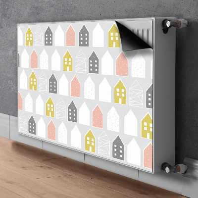 Magnetic radiator mat Scandinavian pattern