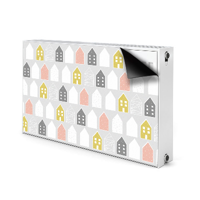 Magnetic radiator mat Scandinavian pattern