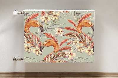 Decorative radiator mat Flaminga image
