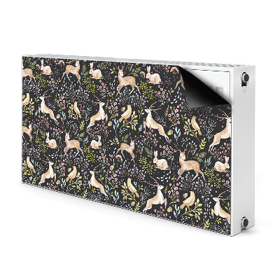 Magnetic radiator mat Forest animals