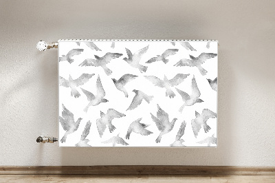 Decorative radiator mat Birds